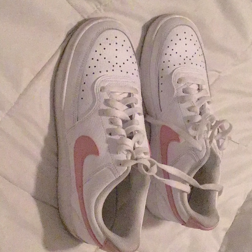 White and pink NIKE sneakers